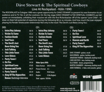 Dave Stewart Live DVD B